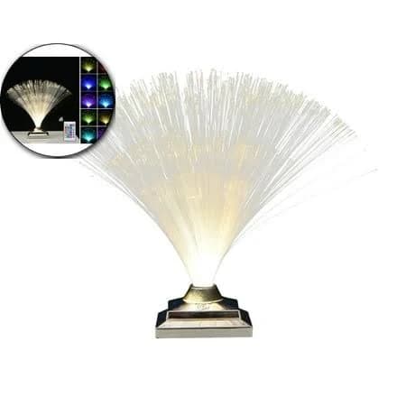 Usb Powered Fiber Optic Lamp, LED Plasma Ball Light, Auto Color Changing Decorative Night Light for Bedroom Use, Size: 1Pcs