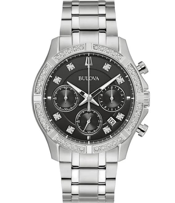 Bulova Men's Classic Diamond Chronograph Watch