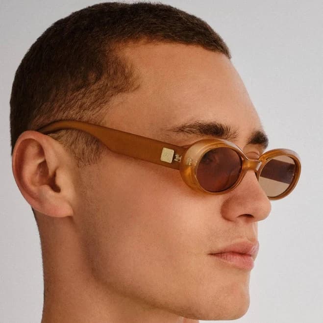 Le Specs Work It Oval Sunglasses