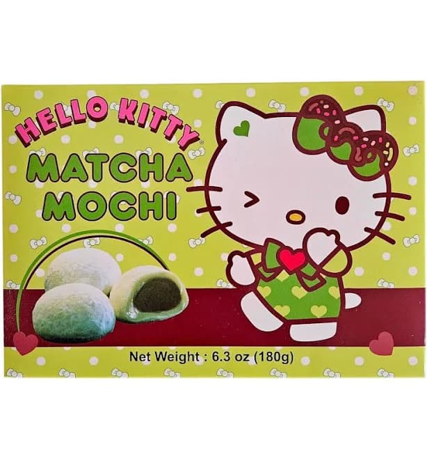 Hello Kitty Matcha Mochi