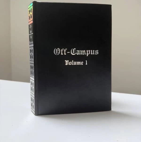 The Deal: Gothic Leather Off-Campus Special Edition, Rebound Book , Customizable Quote
