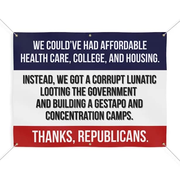 Anti Trump Banner, Protest Banner, Activist Banner, Anti Maga Banner, Custom Banner, Resistance Signs,
