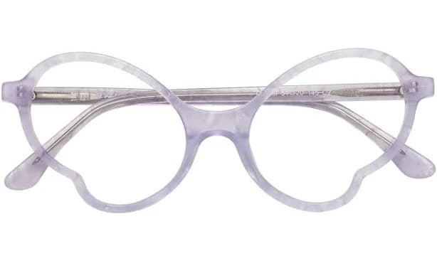 Floral Geek-Chic Acetate Geometric Butterfly