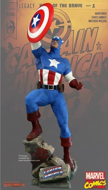 Marvel Universe Captain America Life Size Collectible Statue