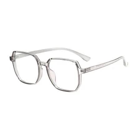 Men and Women TR90 Oversized Spectacles Square Full Rim Lightweight Clear Glasses Frame For Prescription Optical Lenses