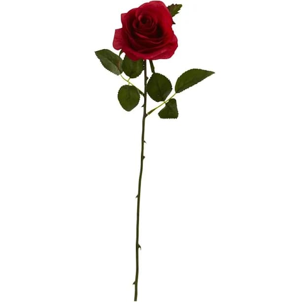Nearly Natural 18" Rose Artificial Flower Set of 24