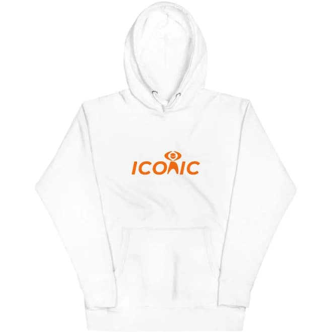 Iconic Neon Orange Logo Hoodie