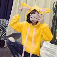 Oversized Hoodie Women,Cute Women'S Casual Loose Hoodie Sweatshirt Long Sleeves Oversized Hoodie Rabbit Printed Sweatshirts With Pocket Loose Fit Hoodie With Rabbit Ears Loungewear Home Casual Tops : Amazon.ie