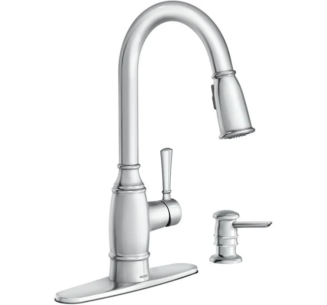 MOEN Noell Single-Handle Pull-Down Sprayer Kitchen Faucet