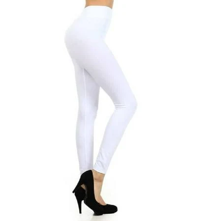 Yelete Women's 3" Waistband Seamless Workout Leggings