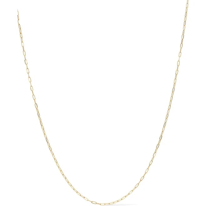 Ana Luisa Solid Gold Paperclip Chain Necklace