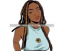 Dreadlock Woman Melanin Flawless Determined Fierce Empire Strong Magnificent Confident SVG JPG PNG Vector Clipart Cricut Cutting Fileg - Etsy