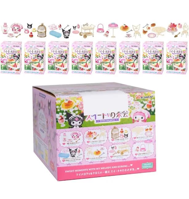 Re-Ment My Melody & Kuromi Sweet Tea Party Blind Box Figure Set