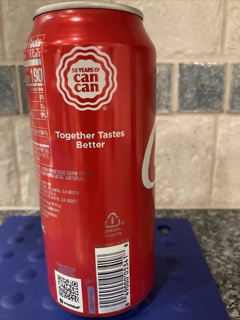 Classic Coke Soda Can