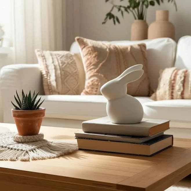 Sagebrook Home Modern Bunny