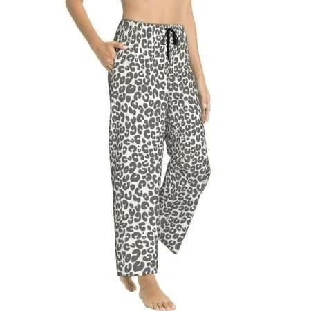 Women's Cool Breathable Leopard Print Pajama Pants