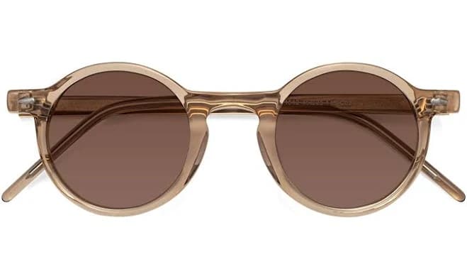 Keyhole Bridge Retro-Vintage Round Tinted Sunglasses Sunwear Lenses
