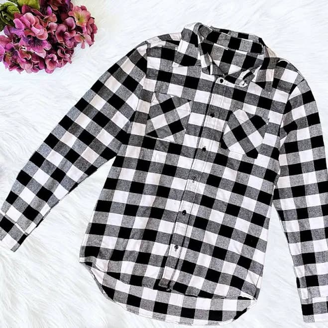 Buffalo Plaid Flannel Shirt