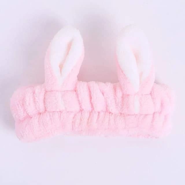 Miumi Rabbit Ear Face Wash Headband