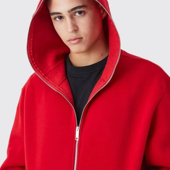 boohooMAN Men's Oversized Devil Horn Hoodie