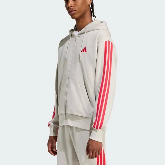 adidas Men's Essentials 3-Stripes Fleece Hoodie