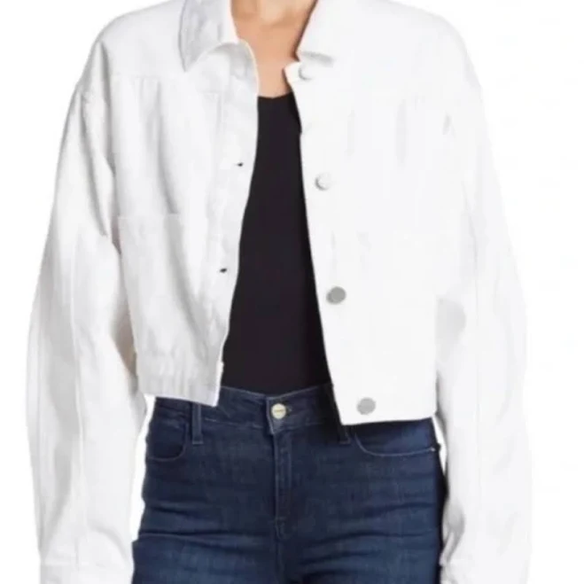 Blanknyc Cropped Denim Jacket