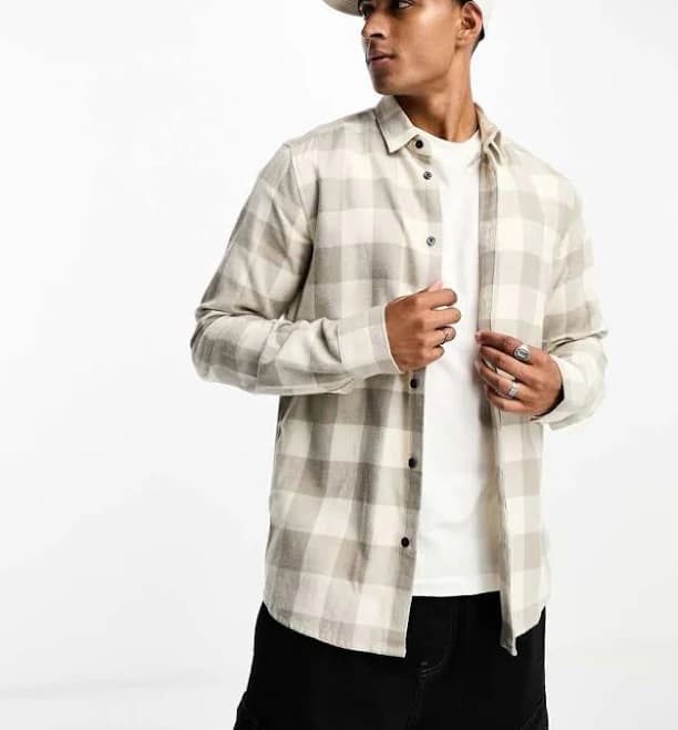 Only & Sons Slim Fit Checked Shirt