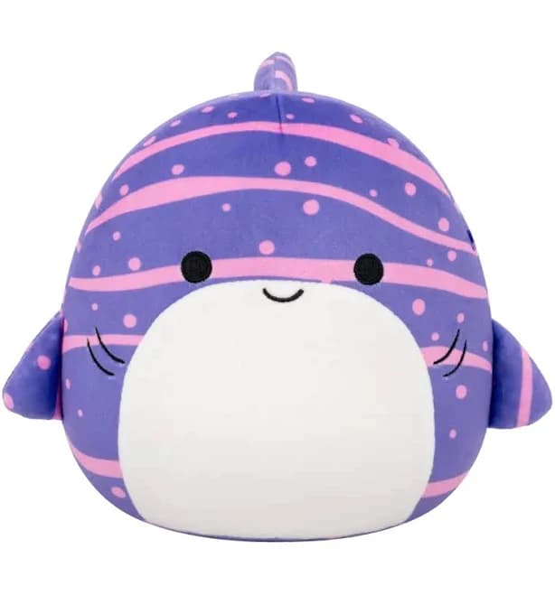 Squishmallows Tizziano Purple Striped Whale Shark