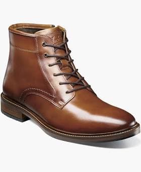Florsheim Men's Forge Plain Toe Lace-Up Leather Boots
