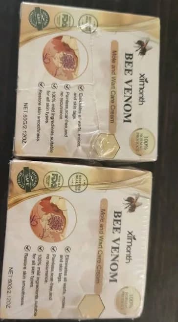 Bee Venom Treatment Cream 100% Natural Lot Of 2