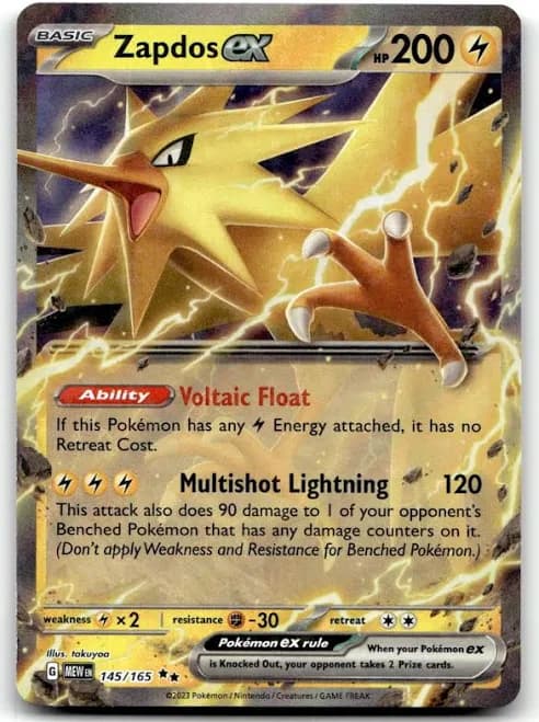 Pokemon 151 Double Rare Zapdos
