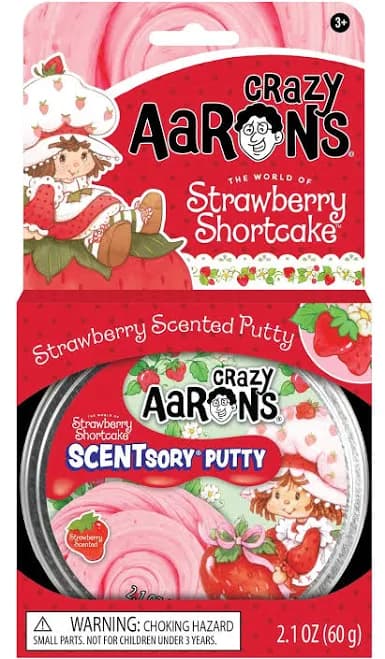 Crazy Aaron Strawberry Shortcake Thinking Putty