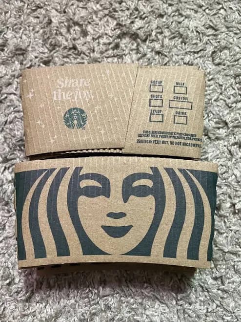 Starbucks Holiday Hot Coffee Cup Sleeves lot Of 20