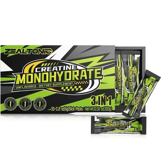 5000mg 99.9% Micronized Creatine Monohydrate Powder Stick Packs