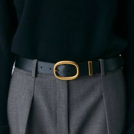 Aritzia Lifetime Solid Leather Belt