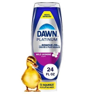 Dawn Platinum EZ Squeeze Liquid Dish Soap Wild Jasmine