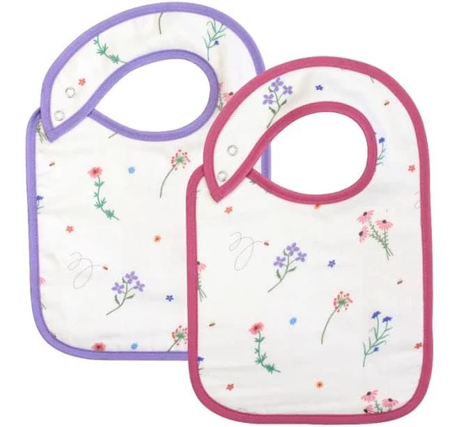 Maisonette Wildflowers Bib Set
