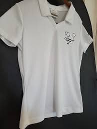 Small Nike Golf Dri-Fit Polo Shirt Women's White The Children's Cabinet 2019 | eBay