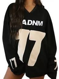 women's oversized sweatshirt, solid neck long sleeve hem split pullover top - women's clothing - Temu