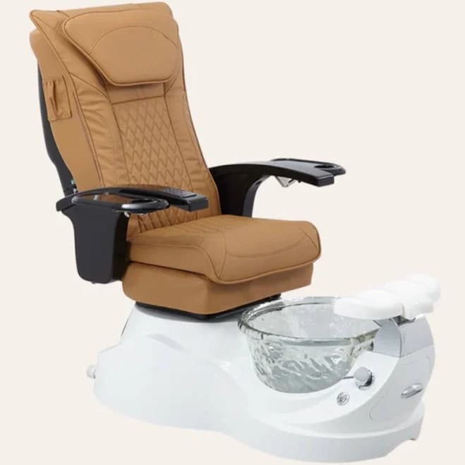 Oasis Spa Pedicure Chair Cinnamon / White