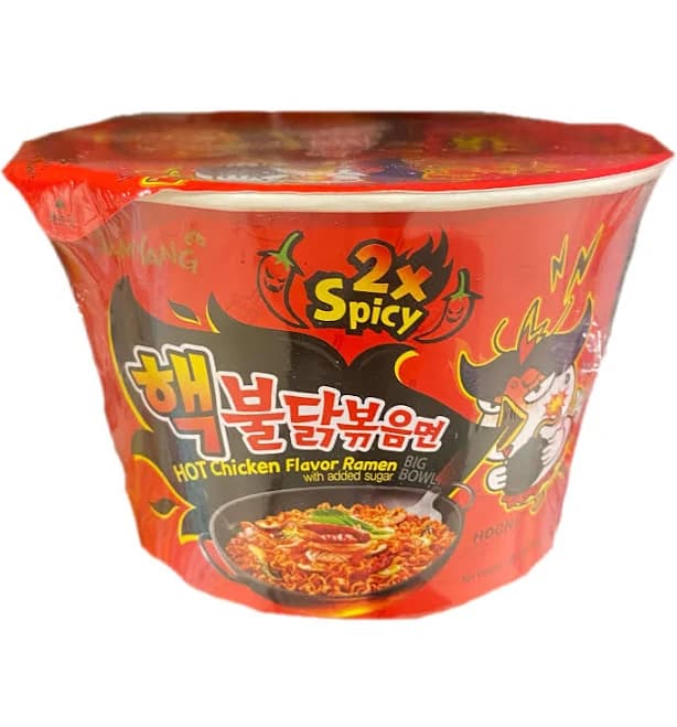 samyang 2x hot chicken ramen bowl