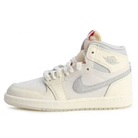 Air Jordan Kids 1 Retro High OG "Sail University Red