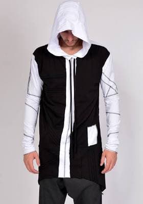 Urban Cotton Patchwork Hoodie