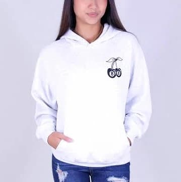 Cherry Embroidered Hoodie