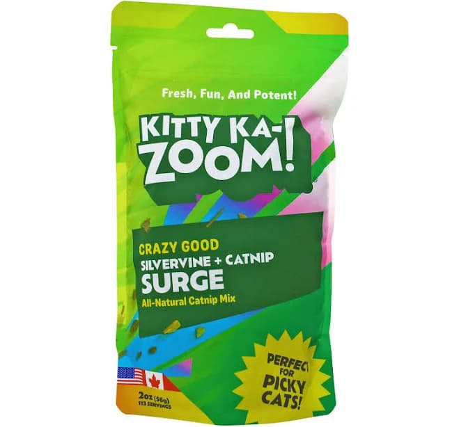 Kitty Ka-Zoom Silvervine Surge Catnip Mix