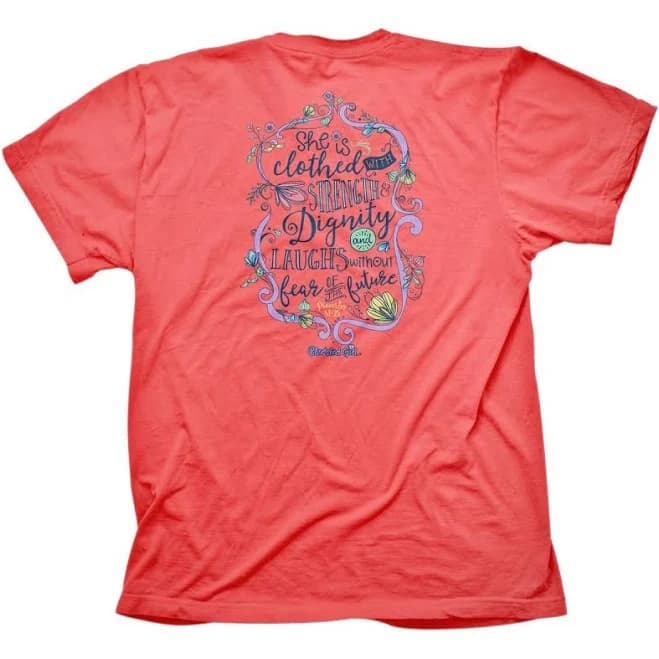 Cherished Girl Women's Strength & Dignity Christian T-Shirt