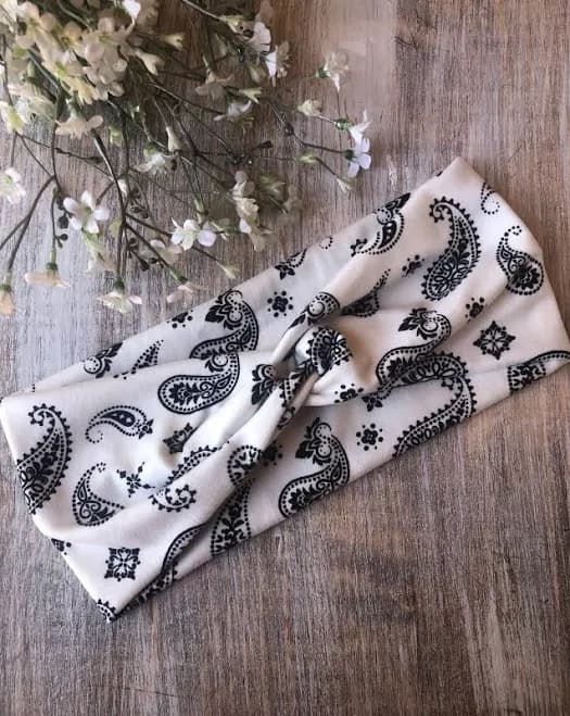 Paisley Twisted Headband