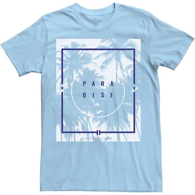 Lost Gods Men's Paradise Fresh Culture Graphic T-Shirt