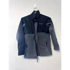 Columbia | Jackets & Coats | Columbia Youth M 12 Overlay Fleece Jacket Zipper Black And Grey | Poshmark