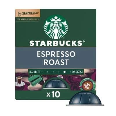 Starbucks Nespresso Vertuo Capsules Espresso Roast